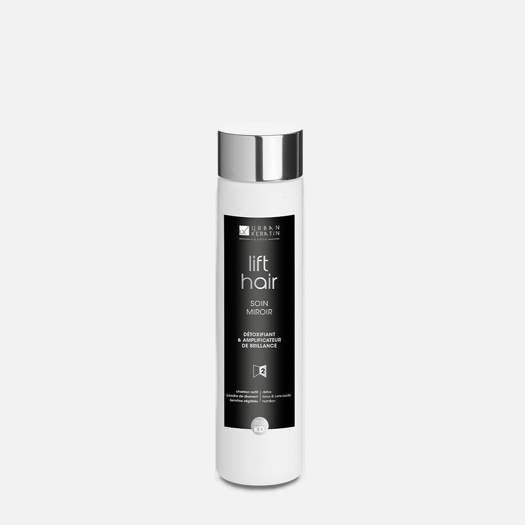 Soin Effet miroir – Apres-shampoing charbon actif